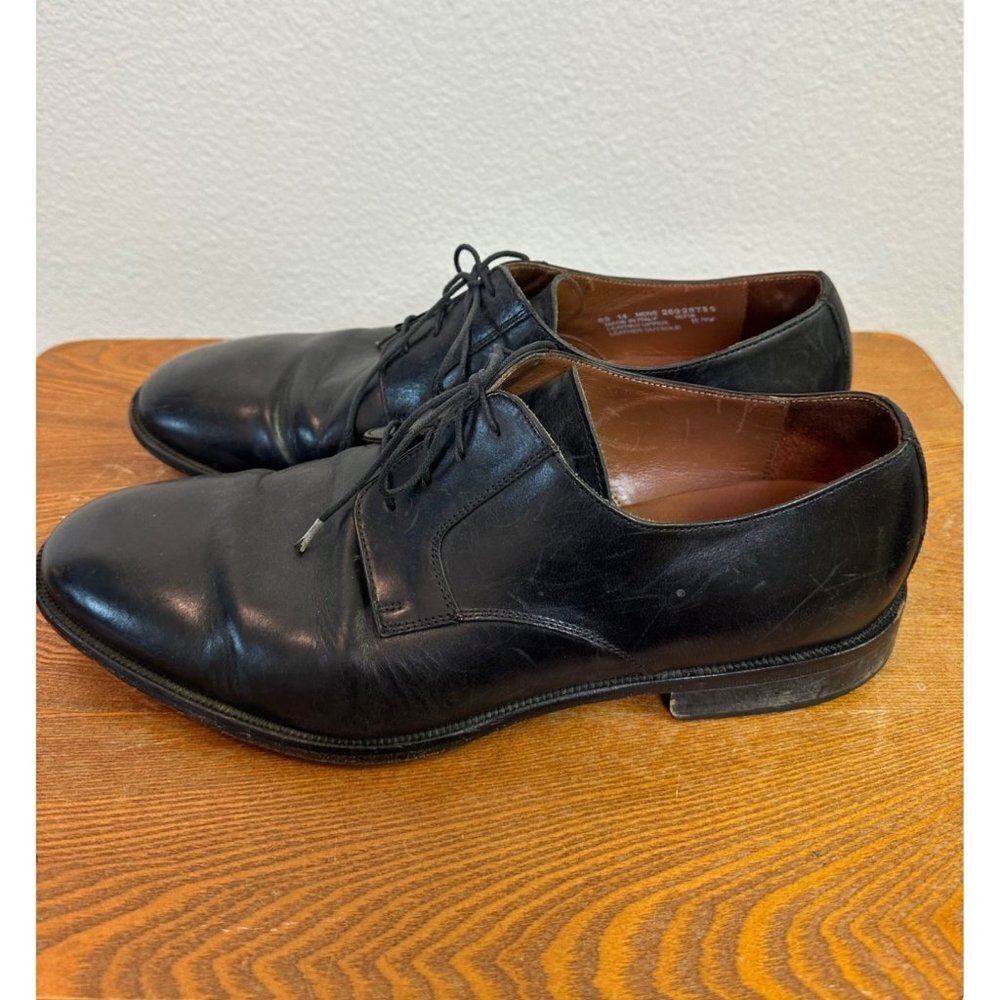 Men's Bostonian Leather Dress Shoes Vero Cuoio From Italy Size 11W Sku 2711